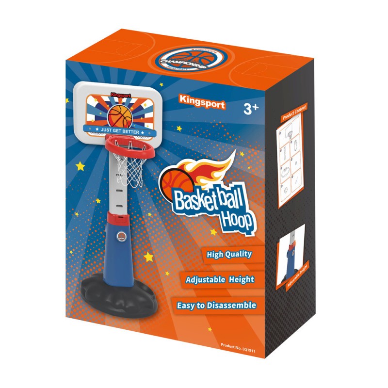 Zita Toys Παιδική Μπασκέτα Εξωτερικού χώρου με Βάση και Μπάλα Hoop - 005.1912