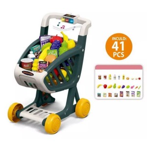 Zita Toys Καροτσάκι Σούπερ Μάρκετ για 3+ Ετών 41τμχ  005.922-75A