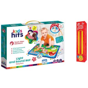 Παιχνιδολαμπάδα Kids Hits Χαλάκι Δραστηριοτήτων Φάρμα με Ήχους για 8+ Μηνών - 04/002