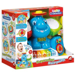 Baby Clementoni Ελεφαντούλης Μαεστρούλης με Μουσική για 10+ Μηνών 1000-63518