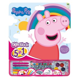Giga Block Σετ Ζωγραφικής Peppa Pig 5 Σε 1 Για 3+ Χρονών 1023-62751