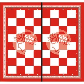 Σκάκι - Τάβλι Ολυμπιακός 50x50cm - 1048ΓΚΟΣΦΠ