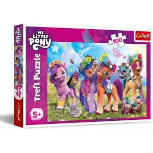 Trefl puzzle 100pcs - My Little Pony Funny Ponies - 16463