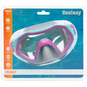 Bestway Μάσκα Θαλάσσης Σιλικόνης για 7+ ετών σε Ροζ χρώμα - 22049