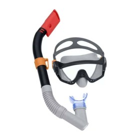 Bestway Μάσκα Θαλάσσης με Αναπνευστήρα Spark Wave σε Μαύρο χρώμα για 14+ Ετών - 24068