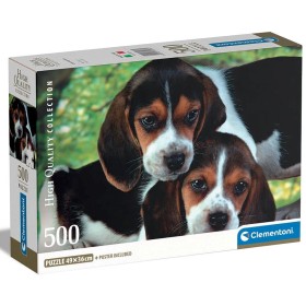 Clementoni Puzzle 500pcs - Σκυλάκια Close Together 2D - 35536