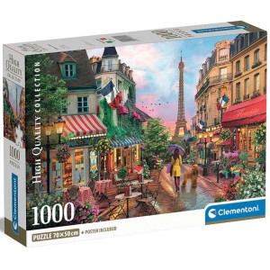 Clementoni Παζλ High Quality Collection 1000pcs - Flowers In Paris - 39705