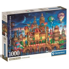 Clementoni Puzzle 1000pcs - Compact Downtown - 39778
