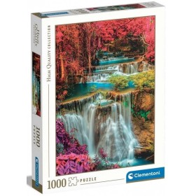 Clementoni Puzzle 1000pcs - Χρωματιστοί Ταϊλανδέζικοι Καταρράκτες - 39821