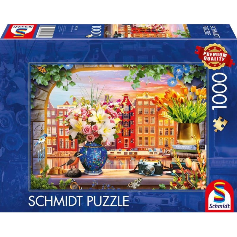 Schmidt Puzzle 1000pcs - Sojourn in Amsterdam - 59771
