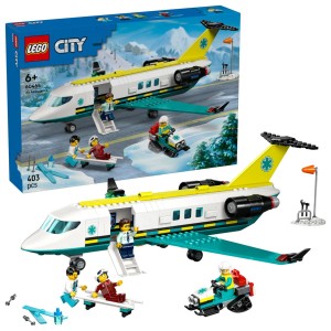 Lego City Emergency Air Ambulance Airplane για 6+ Ετών 403τμχ - 60465