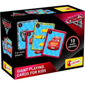 Real Fun Toys - Cars 3 Giant Cards - 10 games καρτών σε 1 - 60528