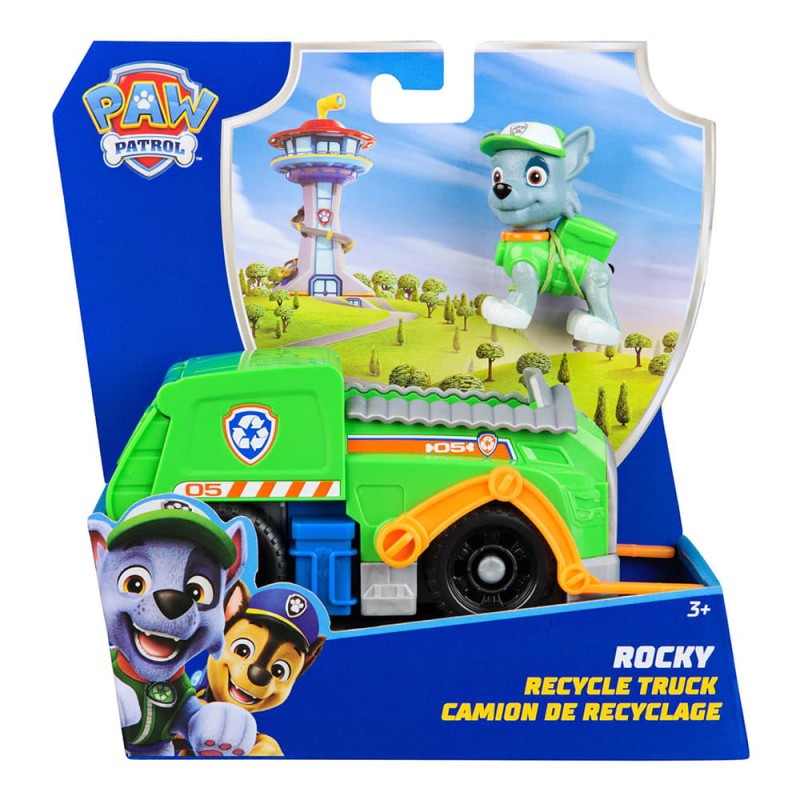 Spin Master Paw Patrol: Rocky - Recycle Truck Vehicle - 6071213 Spin Master Paw Patrol: Rocky - Recycle Truck Vehicle - 6071213