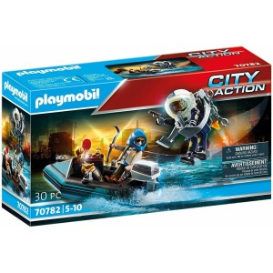 Playmobil City Action Jet Pack with Boat για 5-10 ετών - 70782