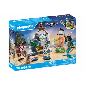 Playmobil Pirates Treasure Ηunt Πειρατές και κυνήγι θησαυρού για 4-10 ετών - 71420