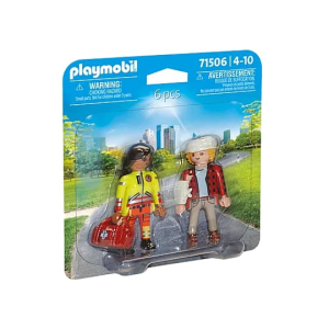 Playmobil Duo Pack Διασώστης και Τραυματίας για 4-10 ετών - 71506