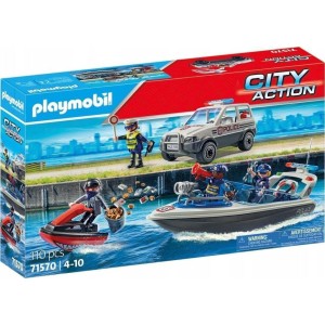 Playmobil City Action Police Poscig on the Water για 4-10 ετών - 71570