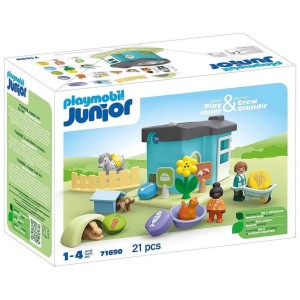 Playmobil Junior Ξενώνας Μικρών Ζώων για 1-4 ετών - 71690