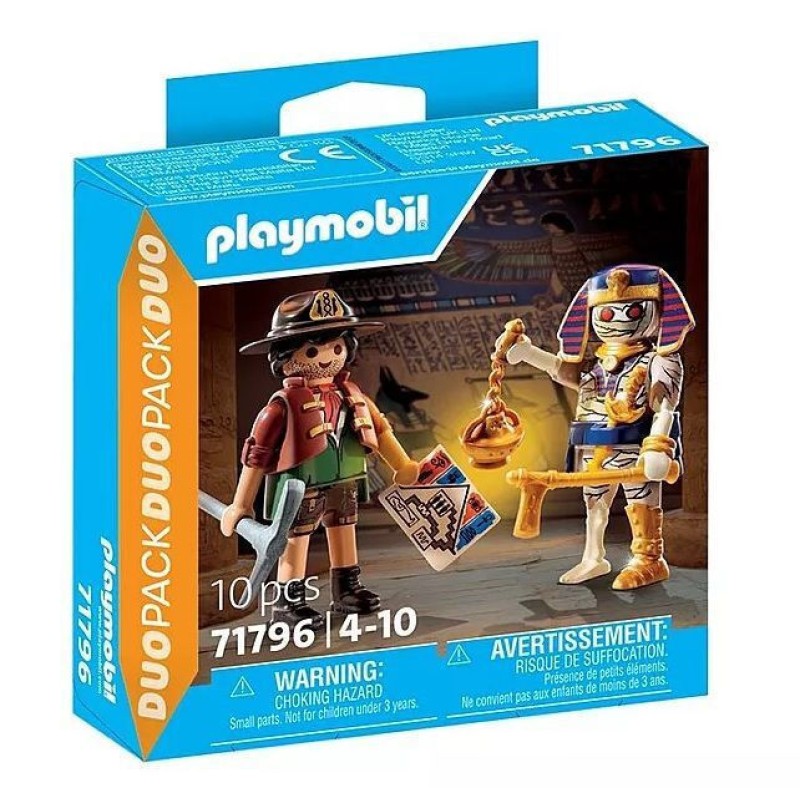 Playmobil Duo Pack Κυνηγός Θησαυρού & Μούμια για 4-10 ετών - 71796 Playmobil Duo Pack Κυνηγός Θησαυρού & Μούμια για 4-10 ετών - 71796