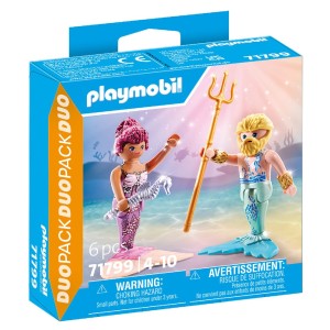 Playmobil Duo Pack Γοργόνα & Τρίτωνας για 4-10 ετών - 71799