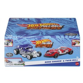Hot Wheels Speeders Αυτοκινητάκι Pull Back Bone Shaker & Twin Mill για 3+ Ετών - HPR92