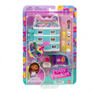 Polly Pocket x Gabby's Dollhouse Μίνι Κουκλόσπιτο - JFV02