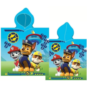 Παιδικό Πόντσο Θαλάσσης Microfiber Paw Patrol - PAW191203