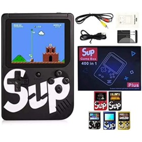 Ηλεκτρονική Κονσόλα Χειρός Mini 8-Bit  Με 400 Ενσωματωμένα παιχνίδια για 6+ Ετών - SUP400