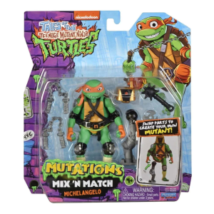TMNT ΧΕΛΩΝΟΝΙΝΤΖΑΚΙΑ Φιγούρα Michelangelo 12cm MIX & MATCH T0201900-2