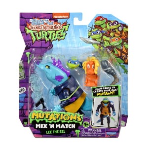 TMNT ΧΕΛΩΝΟΝΙΝΤΖΑΚΙΑ Φιγούρα Lee the Eel 12cm MIX & MATCH T0201900-5