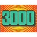 3000 pcs